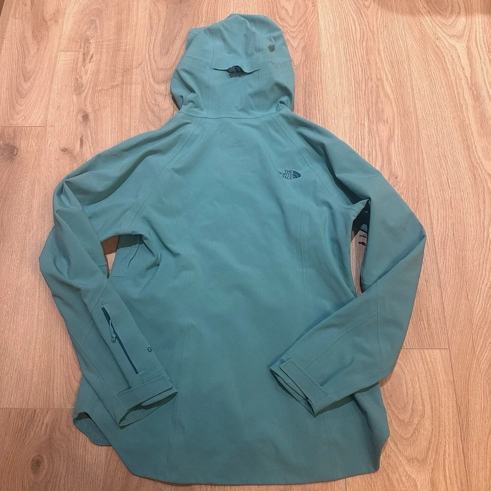 The North Face Blue Women's Apex Flex Gore-Tex 2.0 Hooded Full Zip Jacket EUC - Picture 11 of 11